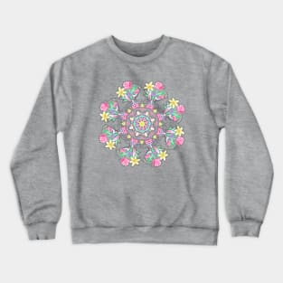 Easter Bunny Mandala Crewneck Sweatshirt